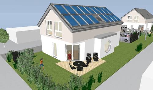 Ansicht Garten - Modernes Wohnen in Gräfenhausen