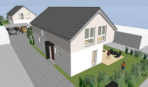 Ansicht Eingang.jpg - Einfamilienhaus mit 135,00 m&sup2; in Weiterstadt zum Kaufen