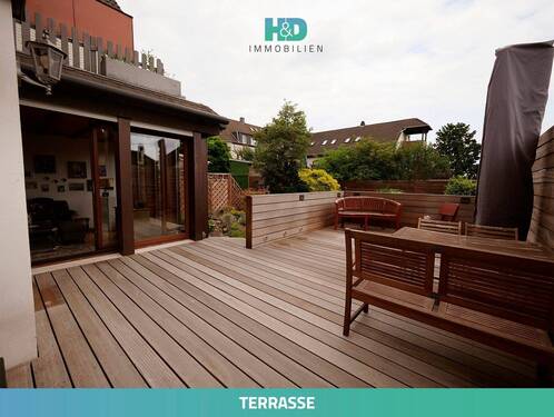 Terrasse - 5 Zimmer Reihenendhaus in Mettmann
