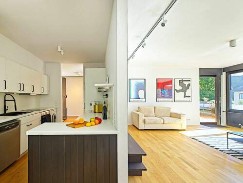 sqm_Küche Wohnen_2693h - Etagenwohnung mit 111,30 m² in München zum Kaufen