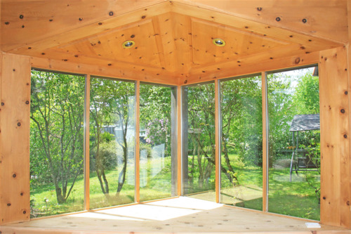 Zirben-Erker als besonderes Highlight - 