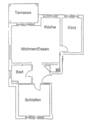 Grundriss - Etagenwohnung mit 74,00 m² in Dresden / Pappritz zum Kaufen