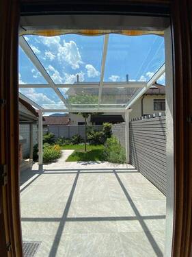 Blick vom Wohnzimmer - 