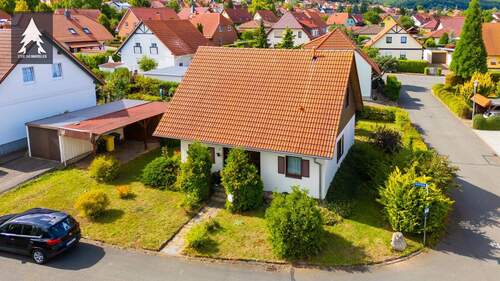 Luftaufnahme - Wo Alltag Ferien macht - wohnen unweit des Osterteichs