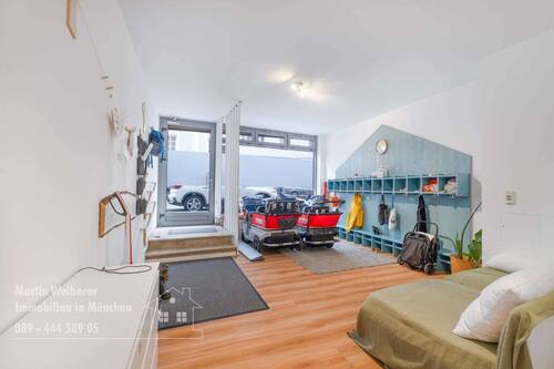 Eingang - 3 Zimmer Gewerbeobjekt (Büro, Produktion, Verkauf) zum Kaufen in München