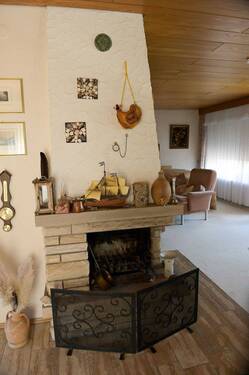 Behagliches Wohnzimmer mit Kamin - 