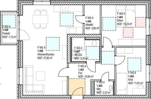 Bild 3 - 3 Zimmer Etagenwohnung in Lotte