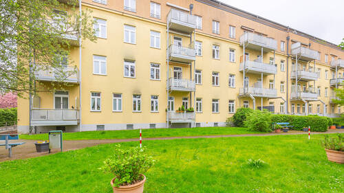 Rückansicht - 2 Zimmer Etagenwohnung in Hamburg