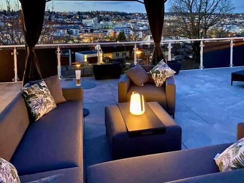 Blick von der Dachterrasse - 