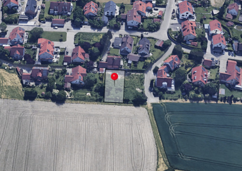 Luftbild - Ihr neues Zuhause - sofort loslegen mit Ihrer Doppelhaushälfte in ruhiger Lage von Langengeisling