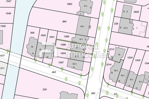 Ausschnitt der Flurkarte - Grundstück in Hamburg Winterhude zum Kaufen