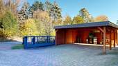 Carport und Rolltor - 