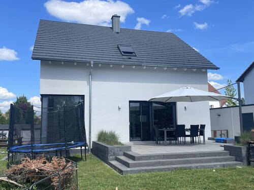 Außen Rückansicht - 4 Zimmer Einfamilienhaus in Harthausen
