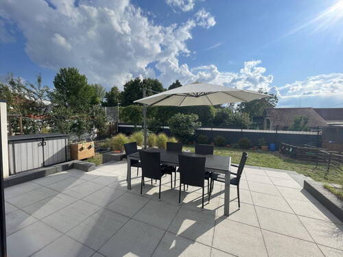 Außen Terrasse / Garten - Einfamilienhaus mit 150,00 m&sup2; in Harthausen zum Kaufen