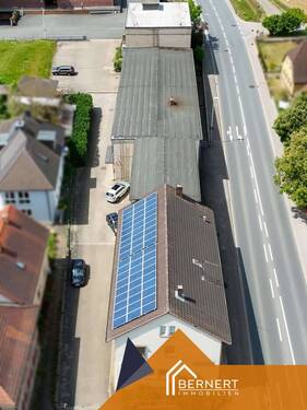 Luftaufnahme - Halle in Hochstadt am Main