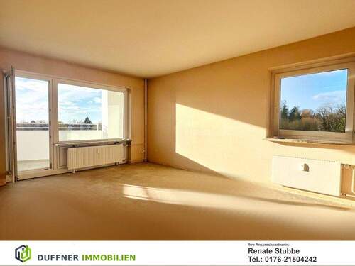 Wohnzimmer - 1 Zimmer Etagenwohnung in Plön