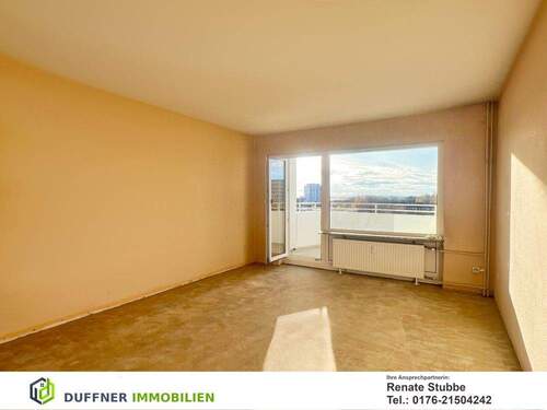 Wohnzimmer - Etagenwohnung mit 52,70 m² in Plön zum Kaufen