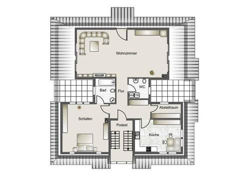 Penthouse 1. Etage - 