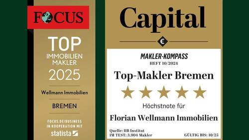 Top Makler Bremen 2025 - Auszeichnungen von Focus und Capital - 