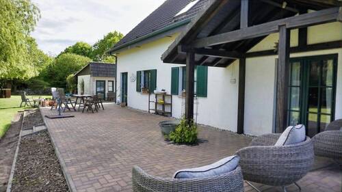 Aufnahme der Terrasse - 5 Zimmer Einfamilienhaus in Nordwestuckermark
