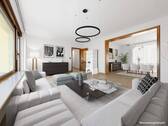 Wohn-Esszimmer EG Renovierungsbeispiel - 