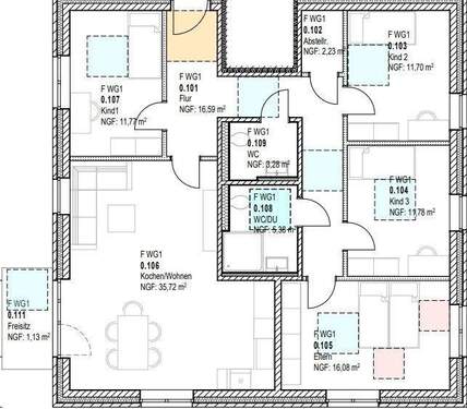 Bild 3 - 5 Zimmer Etagenwohnung in Lotte