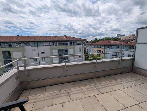 Balkon Süd-Ost - 3 Zimmer Etagenwohnung zur Miete in Vaihingen an der Enz