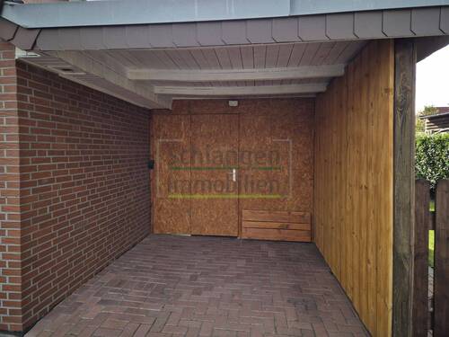 Carport m. Geräteraum - 
