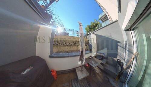 Terrasse - Etagenwohnung mit 98,40 m&sup2; in Bürstadt zum Kaufen