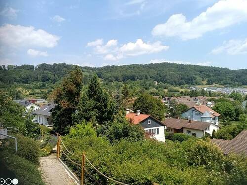 Blick von Terrasse - 2 Zimmer Terrassenwohnung zum Kaufen in Ludwigshafen-Bodman