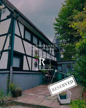 Reserviert - Charmantes Fachwerkhaus - Einziehen und Wohlfühlen