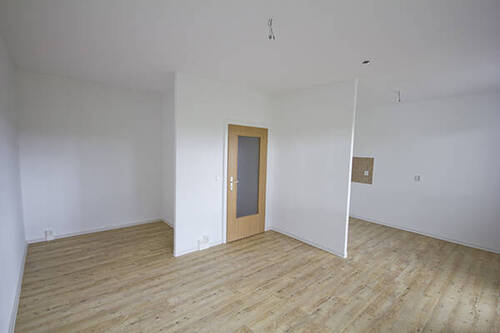 Wohn/Schlafbereich - 1 Zimmer Etagenwohnung in Halle (Saale)
