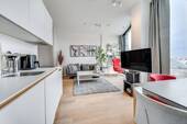 Wohnbereich - 2 Zimmer Etagenwohnung in München