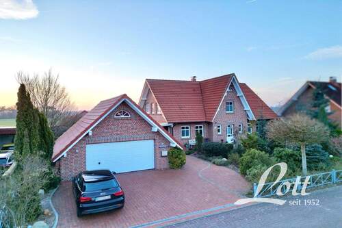 straßenseitige Ansicht - 5 Zimmer Einfamilienhaus zum Kaufen in Großefehn / Ostgroßefehn