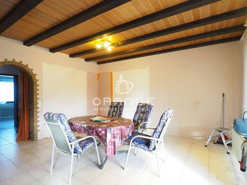 Wohnzimmer - Doppelhaushälfte mit 106,00 m&sup2; in Riedstadt / Goddelau zum Kaufen