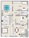 OG (Grundriss Plan 1964, tlw. angepasst aufgrund aktueller Situation) - 
