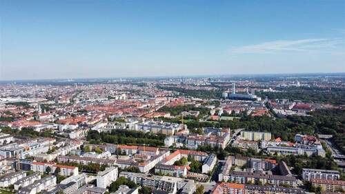 Blick über die Stadt - 1 Zimmer Etagenwohnung in München