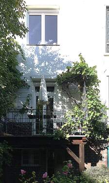 Frühstücksbalkon vor der Küche - 