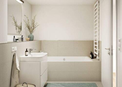 Bad - Neckarfuxx - 2 Zimmer Etagenwohnung in Heilbronn