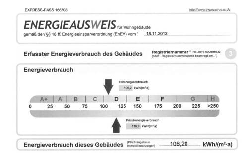 Energieausweis - 