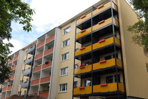 Hausansicht - 2 Zimmer Etagenwohnung in Chemnitz