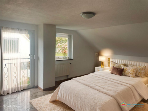 Schlafzimmer - virtually staged - 