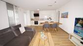 Wohnen-Küche - 3 Zimmer Etagenwohnung zur Miete in Straubing