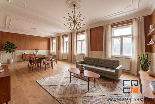 Wohnzimmer - 3 Zimmer Etagenwohnung in Marktredwitz