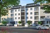 Außenansicht Straße (Beispielbild) - Südbalkon & KfW-Fördervorteil: Moderne 4-Zimmer-Wohnung mit Blick in den grünen Innenhof
