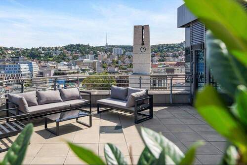 Terrasse - Büro mit 38,00 m&sup2; in Stuttgart zur Miete