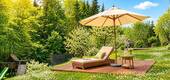 Garten - Wohnen wie im Haus - Gartenwohnung mit 103,5 m2 in unverbaubarer Waldrandlage