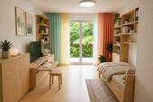 ... oder als Schlafzimmer - 