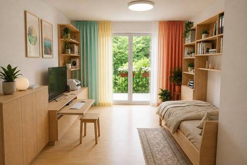 ... oder als Schlafzimmer - 