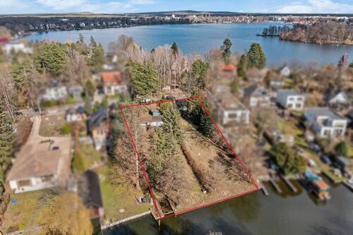 Grundstück-markiert - Großes Filetstück - direkt am Wasser Doppelte Bebauung möglich PROVISIONSFREI
